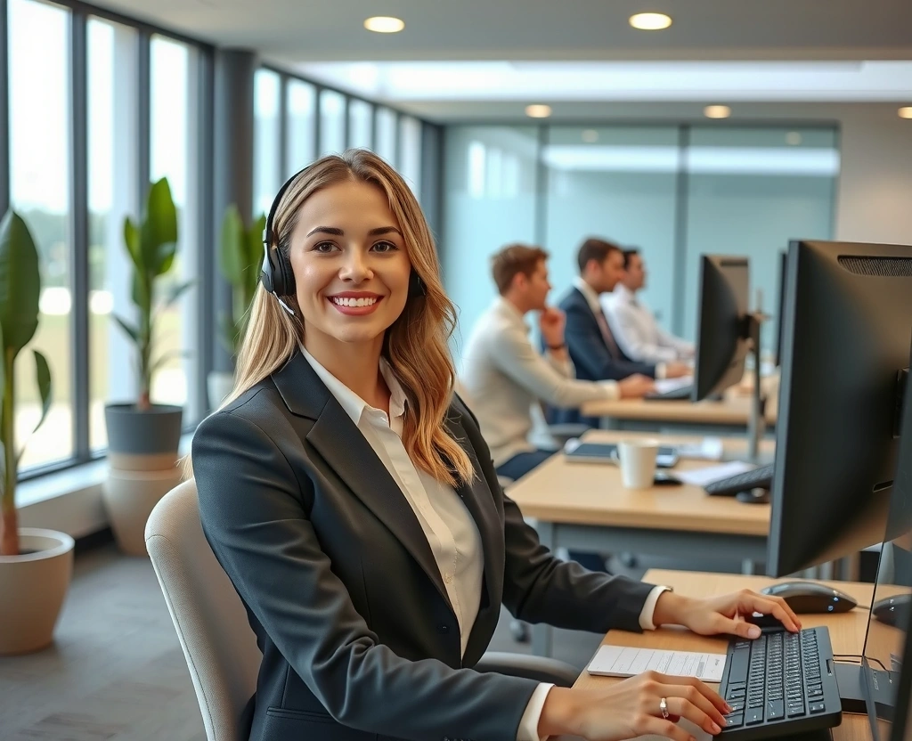 Customer support team helping with food delivery orders