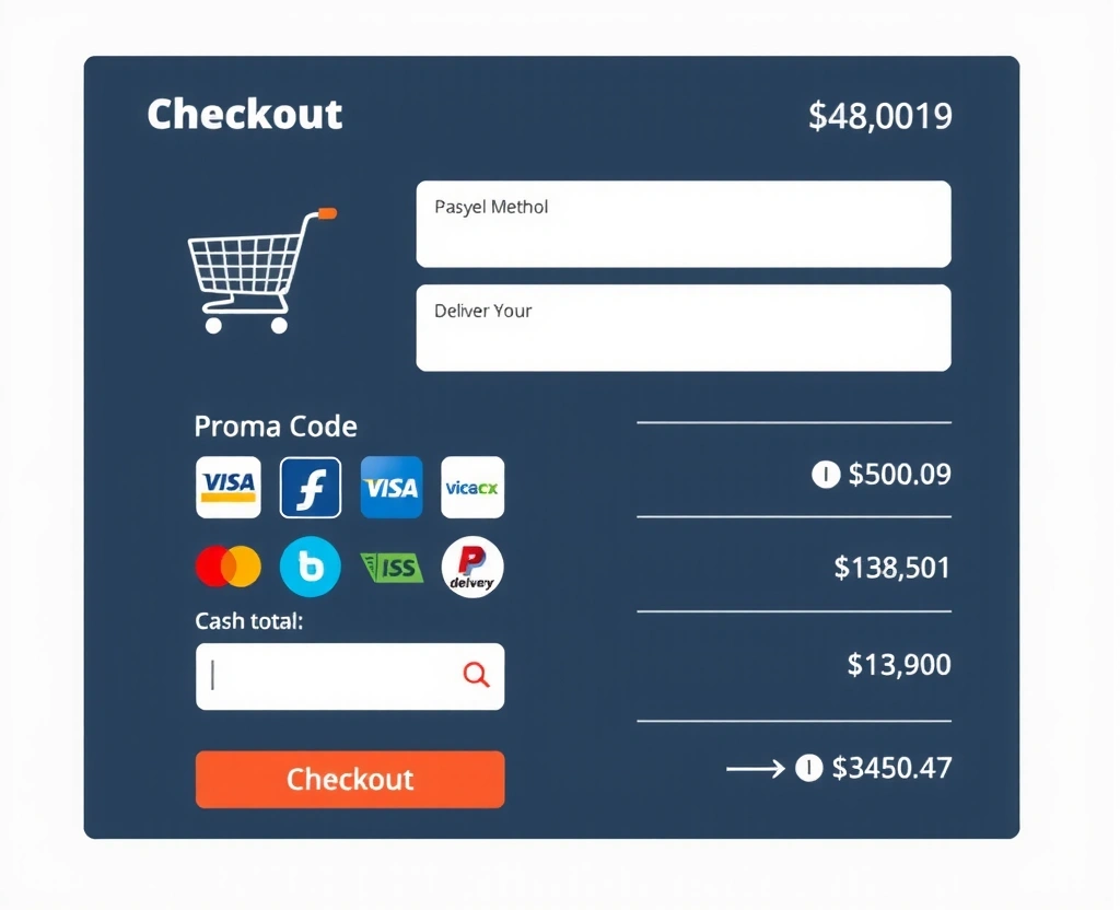 Secure checkout and payment methods for food delivery orders